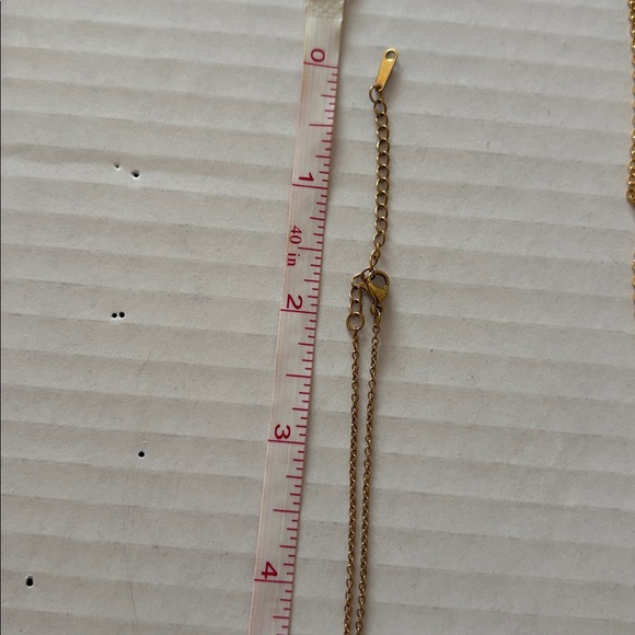 Gold Heart Logo Pendant Necklace - Picture 4 of 5